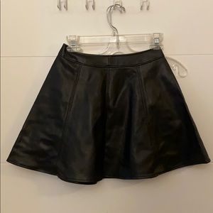 HM leather skirt